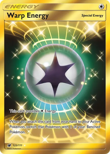 Warp Energy, Pokémon card CIN 123 — Crimson Invasion set