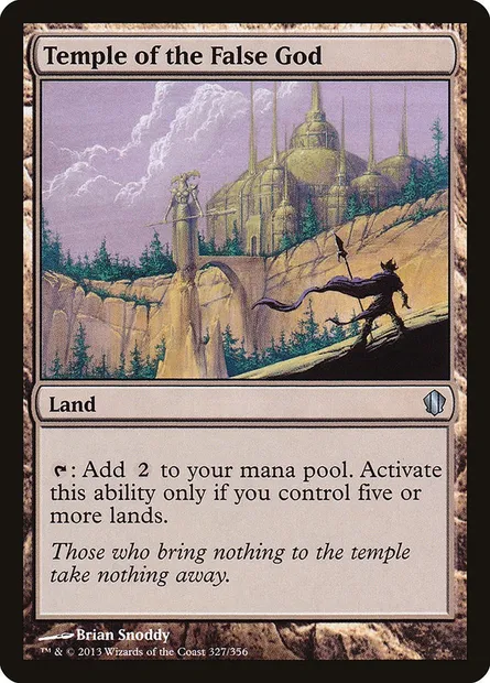 Temple of the False God, Magic card C13 327 — Commander 2013 set