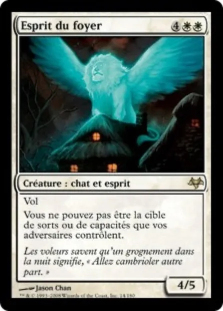 Esprit du foyer, carte Magic EVE 14 — extension Coucheciel
