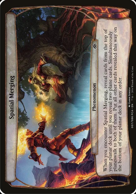 Spatial Merging, Magic card OPCA 7 — Planechase Anthology Planes set