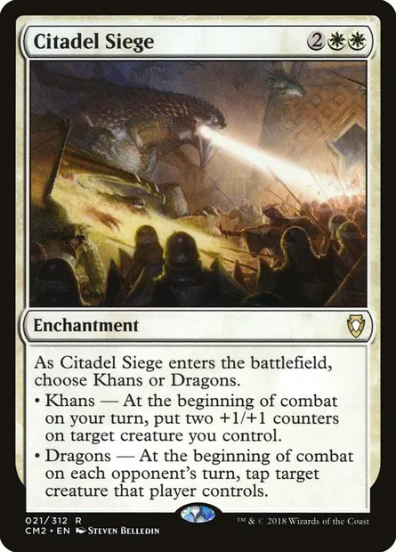 Citadel Siege, Magic card CM2 21 — Commander Anthology Volume II set