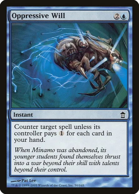 Oppressive Will, Magic card SOK 50 — Saviors of Kamigawa set