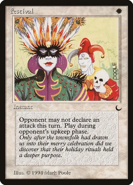 Festival, Magic card DRK 8 — The Dark set