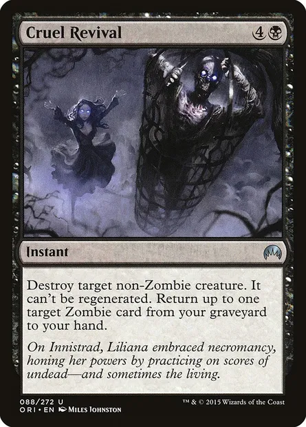 Cruel Revival, Magic card ORI 88 — Magic Origins set
