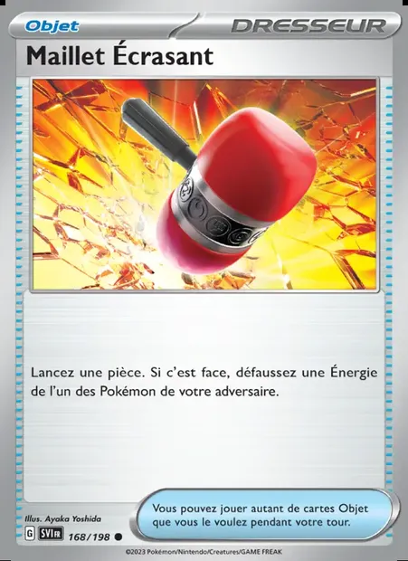 Maillet Écrasant, carte Pokémon SVI 168 — extension Écarlate et Violet