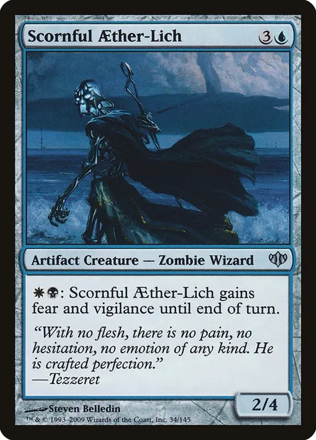 Scornful Aether-Lich, Magic card CON 34 — Conflux set