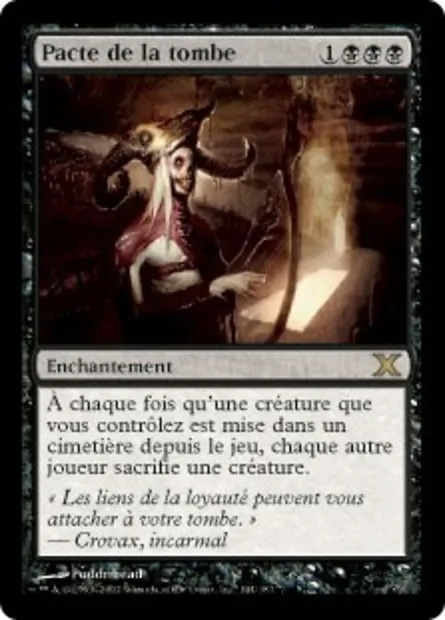Pacte de la tombe, carte Magic 10E 144 — extension Dixième édition