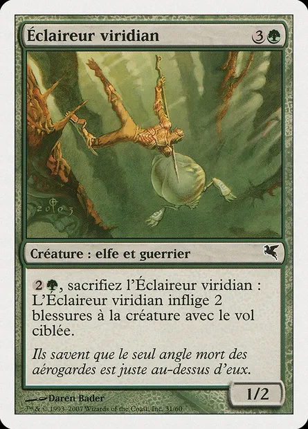 Viridian Scout, Magic card PSAL B31 — Salvat 2005 set