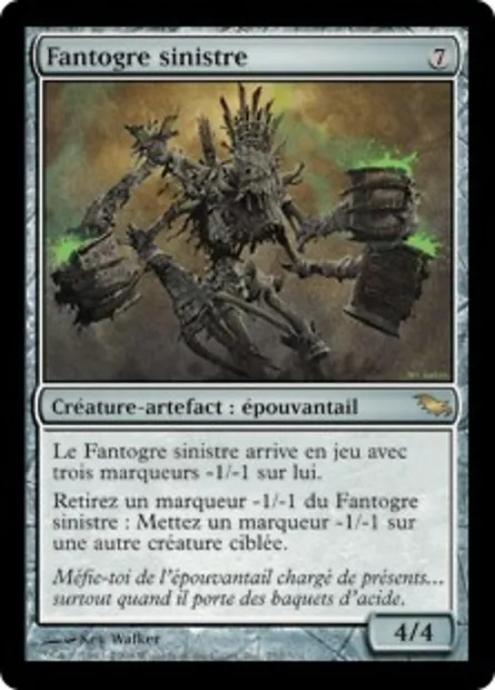 Fantogre sinistre, carte Magic SHM 252 — extension Sombrelande