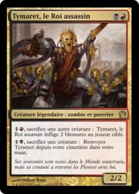 Tymaret, le Roi assassin, carte Magic THS 207 — extension Theros
