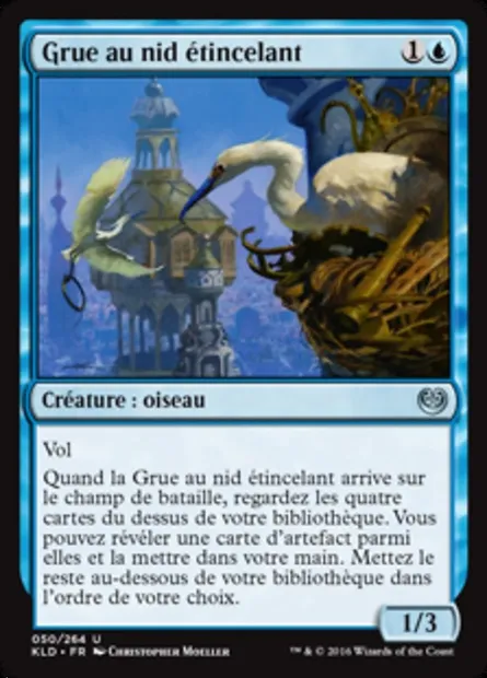 Grue au nid étincelant, carte Magic KLD 50 — extension Kaladesh