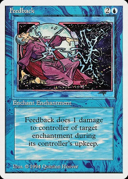 Feedback, Magic card SUM 58 — Summer Magic / Edgar set