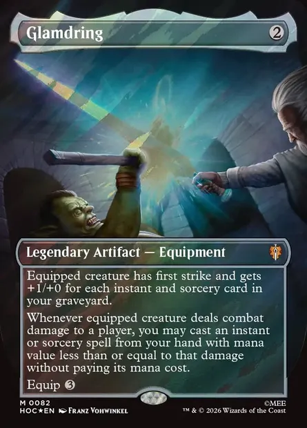 Glamdring, Magic card HOC 82 — The Hobbit Eternal set