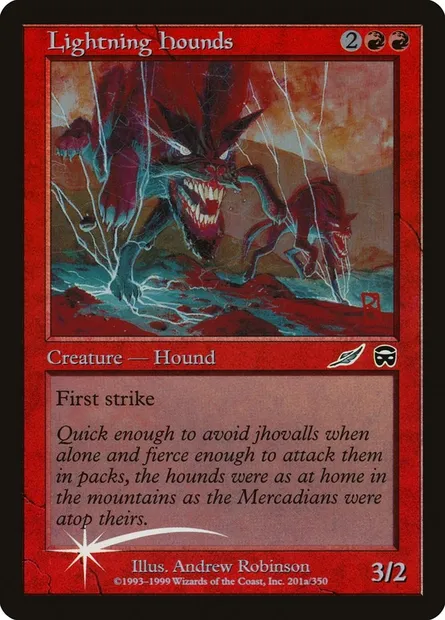 Lightning Hounds, Magic card PMEI 2000-1 — Media and Collaboration Promos set