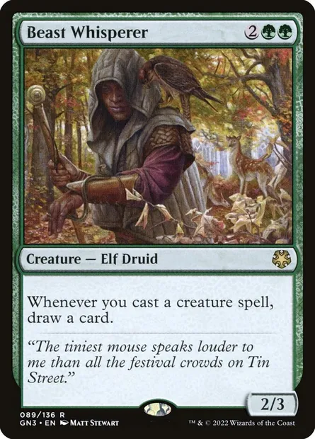 Beast Whisperer, Magic card GN3 89 — Game Night: Free-for-All set