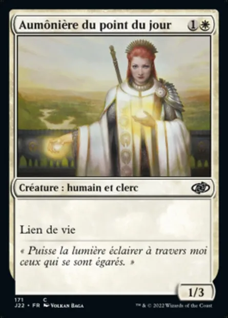 Aumônière du point du jour, carte Magic J22 171 — extension Jumpstart 2022