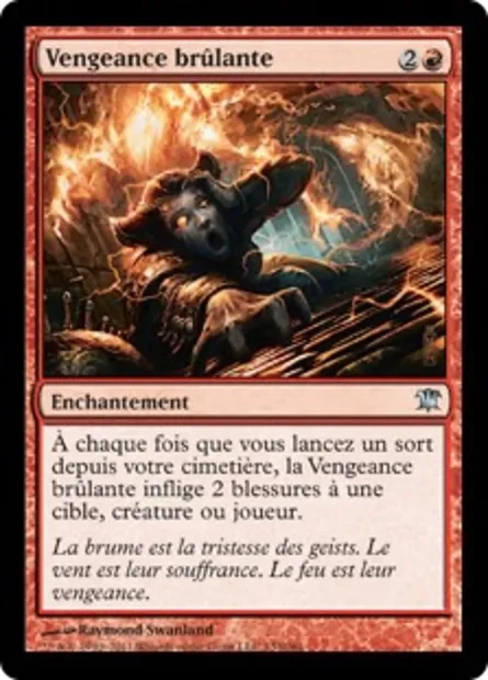 Vengeance brûlante, carte Magic ISD 133 — extension Innistrad