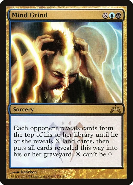 Mind Grind, Magic card GTC 178 — Gatecrash set