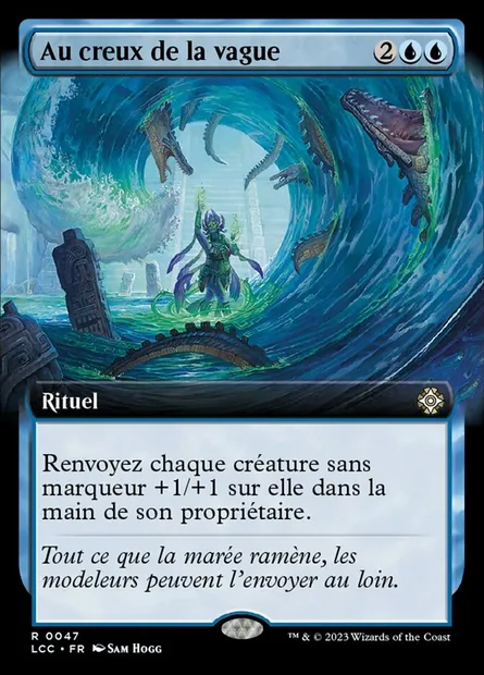 Au creux de la vague, carte Magic LCC 47 — extension The Lost Caverns of Ixalan Commander