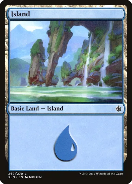 Island, Magic card XLN 267 — Ixalan set