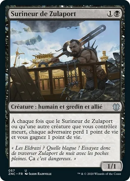 Surineur de Zulaport, carte Magic ZNC 57 — extension Zendikar Rising Commander