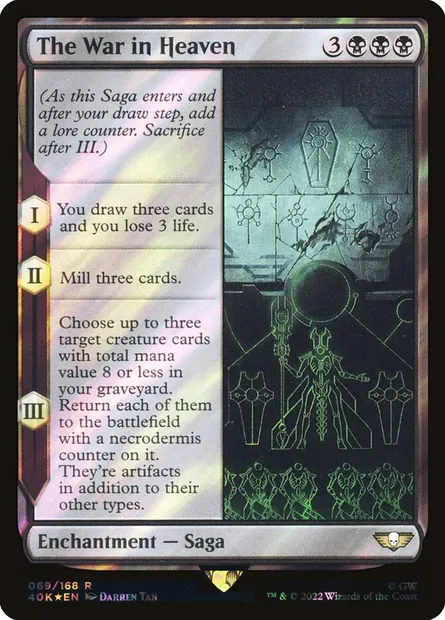 The War in Heaven, Magic card 40K 69★ — Warhammer 40,000 Commander set