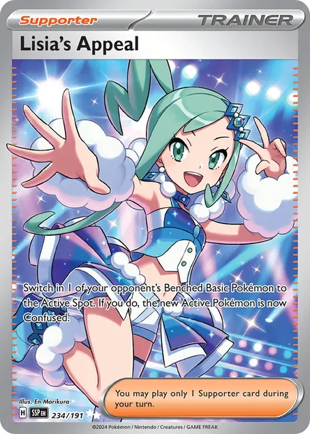 Lisia's Appeal, Pokémon card SSP 234 — Surging Sparks set