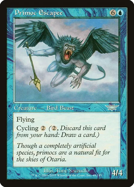 Évadé primoc, carte Magic LGN 49 — extension Légions