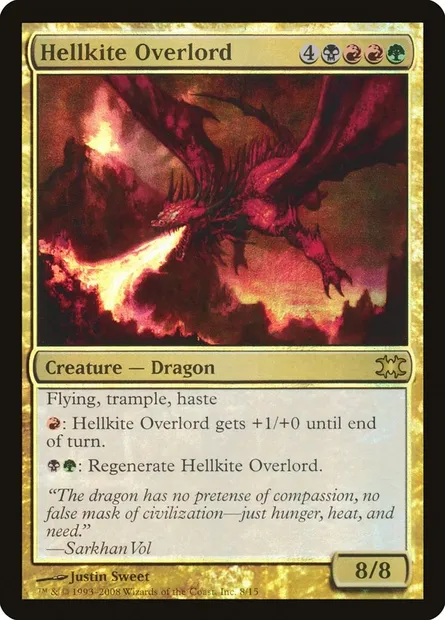 Hellkite Overlord, Magic card DRB 8 — From the Vault: Dragons set