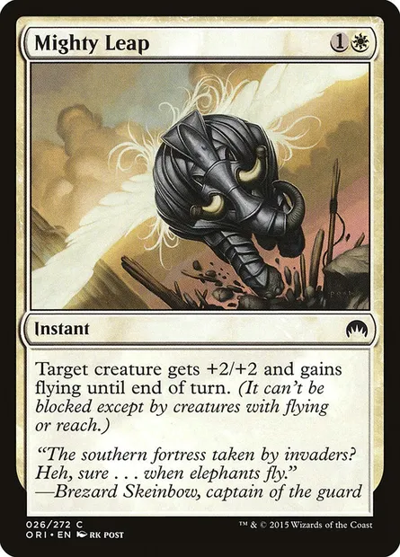Mighty Leap, Magic card ORI 26 — Magic Origins set