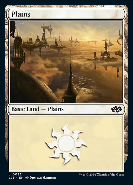 Plains, Magic card J25 82 — Foundations Jumpstart set