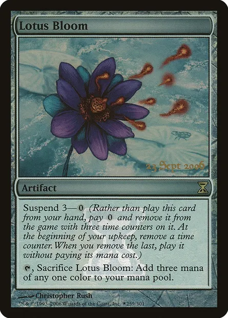Floraison de lotus, carte Magic PTSP 259★ — extension Time Spiral Promos