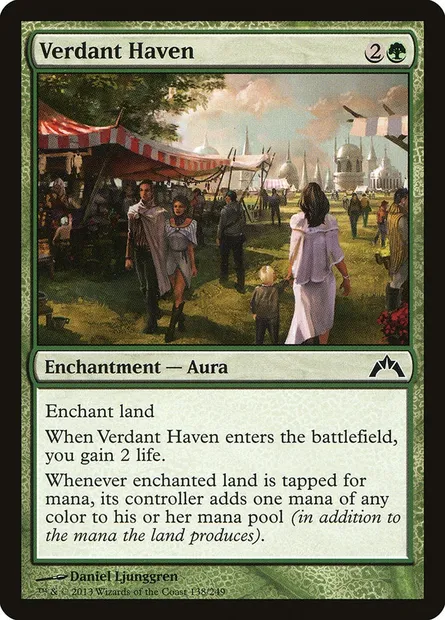 Verdant Haven, Magic card GTC 138 — Gatecrash set
