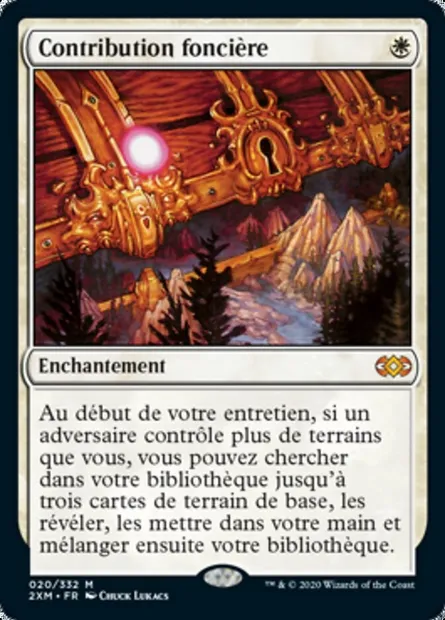 Contribution foncière, carte Magic 2XM 20 — extension Double Masters
