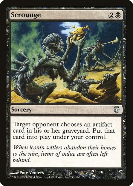 Fouiner, carte Magic DST 53 — extension Sombracier