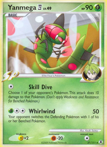 Yanmega E4, Pokémon card RR 37 — Rising Rivals set