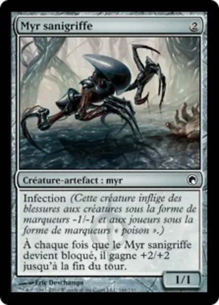 Myr sanigriffe, carte Magic SOM 166 — extension Cicatrices de Mirrodin