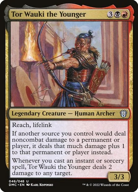 Tor Wauki the Younger, Magic card DMC 46 — Dominaria United Commander set