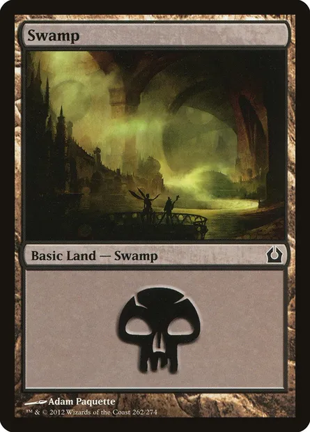 Swamp, Magic card RTR 262 — Return to Ravnica set