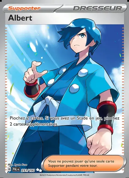 Albert, carte Pokémon PAL 251 — extension Évolutions à Paldea