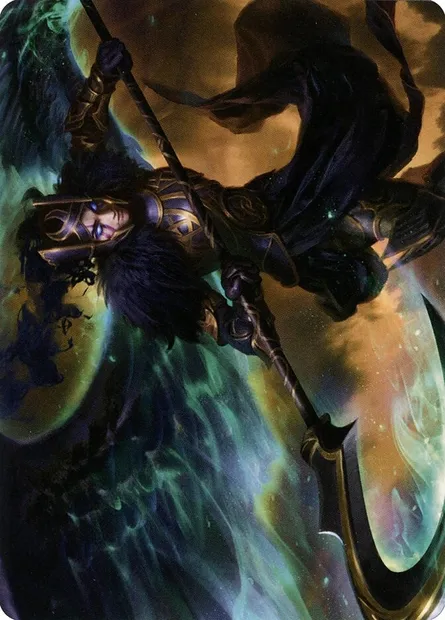 Vengeful Reaper // Vengeful Reaper, carte Magic AKHM 29 — extension Kaldheim Art Series