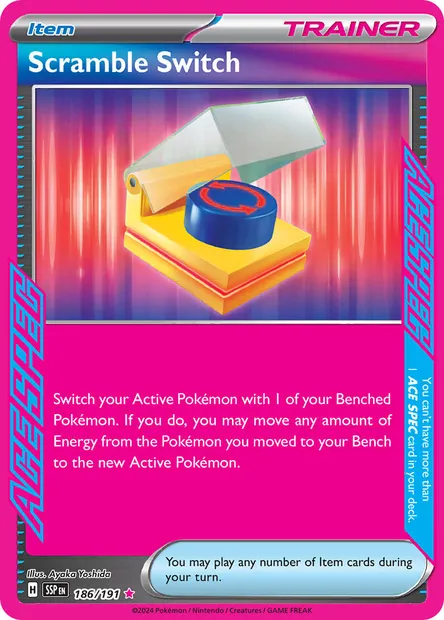 Scramble Switch, Pokémon card SSP 186 — Surging Sparks set