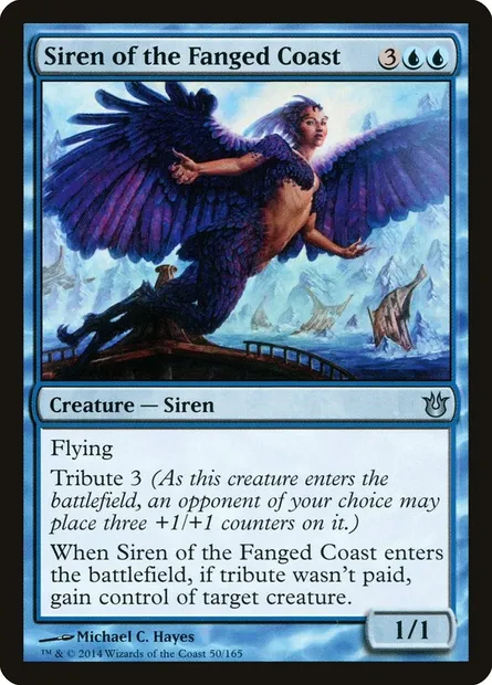 Siren of the Fanged Coast, Magic card BNG 50 — Born of the Gods set