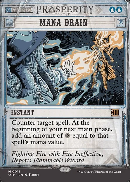 Mana Drain, Magic card OTP 11 — Breaking News set