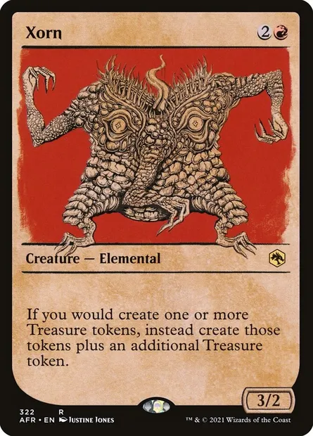 Xorn, Magic card AFR 322 — Adventures in the Forgotten Realms set
