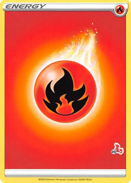 Fire Energy, Pokémon card BA22 ct302826 — Battle Academy 2022 set