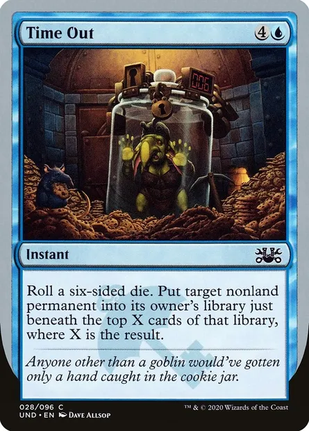 Time Out, Magic card UND 28 — Unsanctioned set