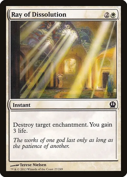 Ray of Dissolution, Magic card THS 27 — Theros set