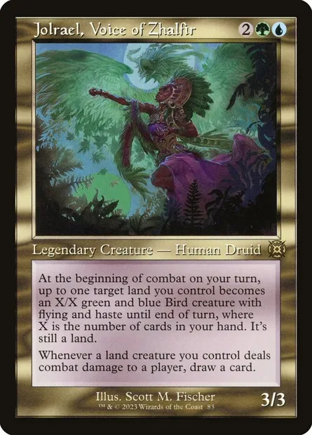 Jolrael, Voice of Zhalfir, Magic card MAT 83 — March of the Machine: The Aftermath set