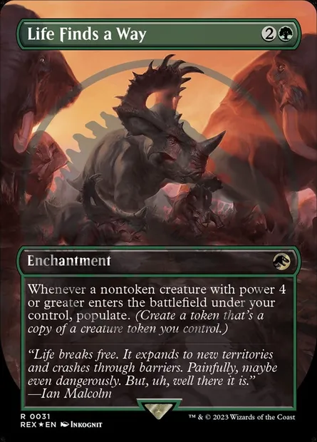 Life Finds a Way, Magic card REX 31 — Jurassic World Collection set